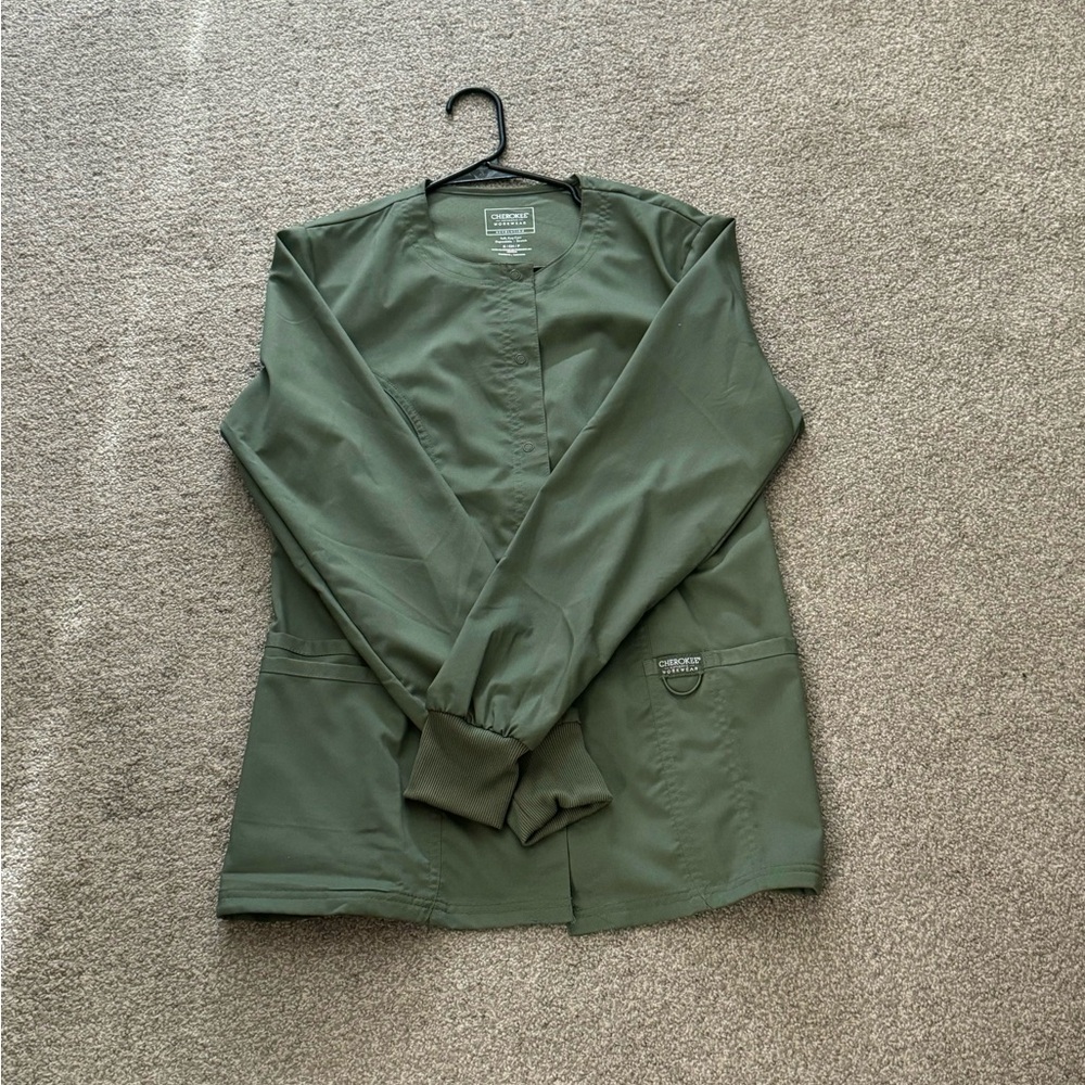 Scrub set - top, bottom and scrub jacket